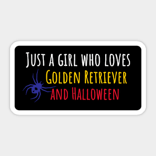 Golden Halloween Sticker